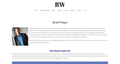 Desktop Screenshot of bradwinget.com